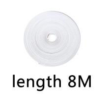 (8m-white) Universal Car Rim Protect Strip Wheel Edge Protector Car Wheel Sticker