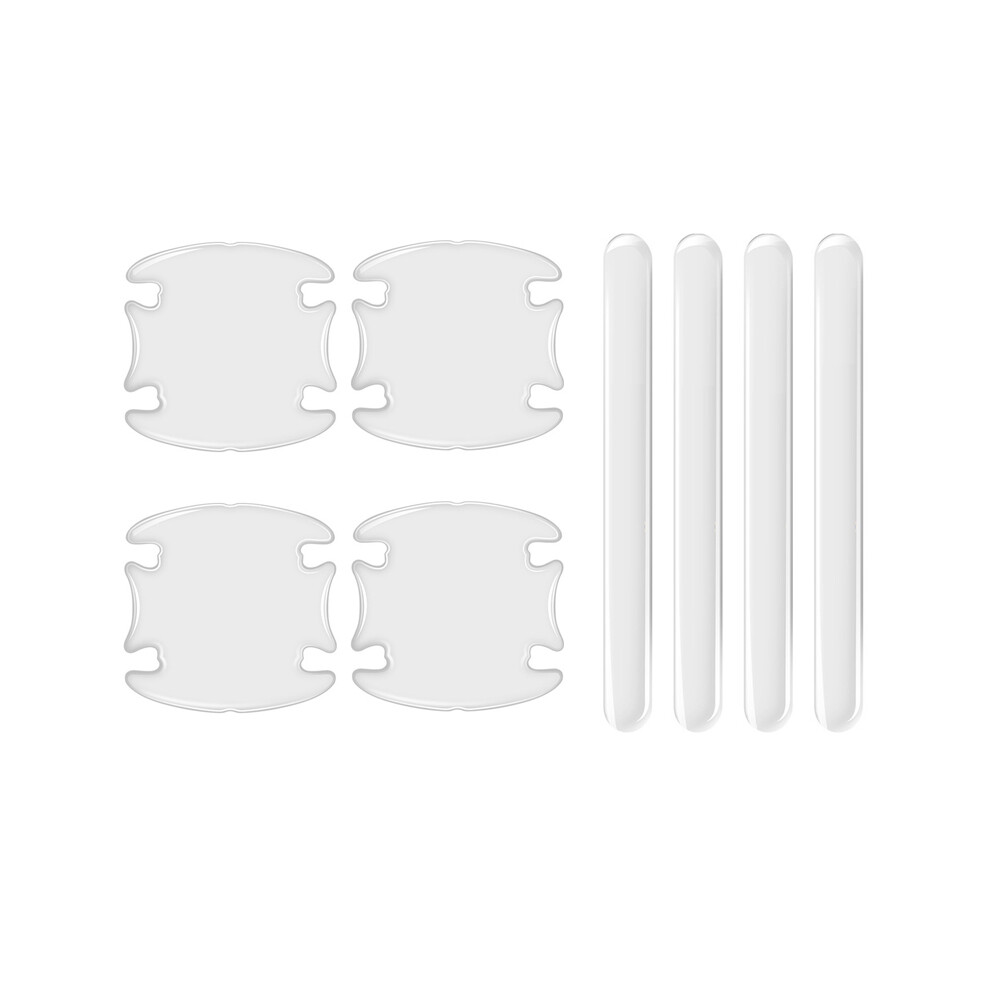 (8Pcs Mixed) Car Invisible Strip Scratch Protective For Door Handle Bowl Rearview Mirror 9486291607004