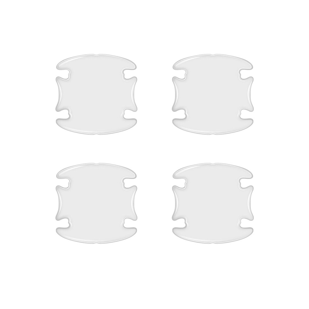 (4Pcs Door Bowl) Car Invisible Strip Scratch Protective For Door Handle Bowl Rearview Mirror 9486291606984
