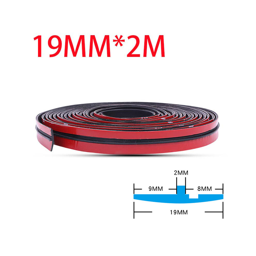 (19Mmx2m) Car Rubber Seal Strip Auto Seal Roof Window Sealant Trim Car Windshield 9486291608070