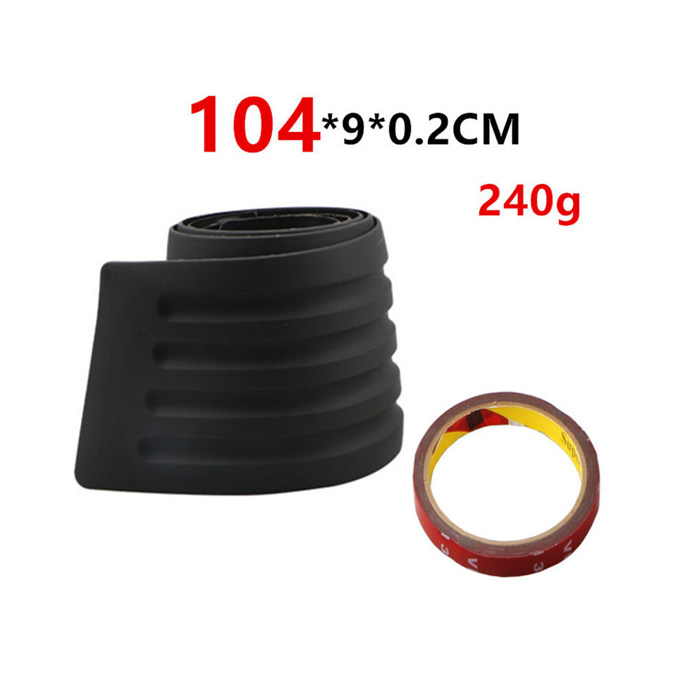 (104Cm ) Universal 104*9Cm Car Trunk Door Sill Plate Protector Rear Bumper Guard Black 9486291608582