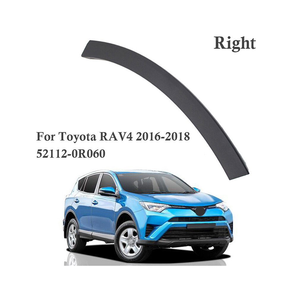 (Right) Front Bumper Wheel Fender Molding Trim Eyebrow Protector For Toyota Rav4 Black 9486291609589