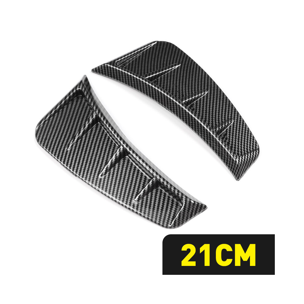 (Carbon Fibre) Universal Automobile Side Wing Leaf Panel Accessories Air Outlet Trim 9486291610585