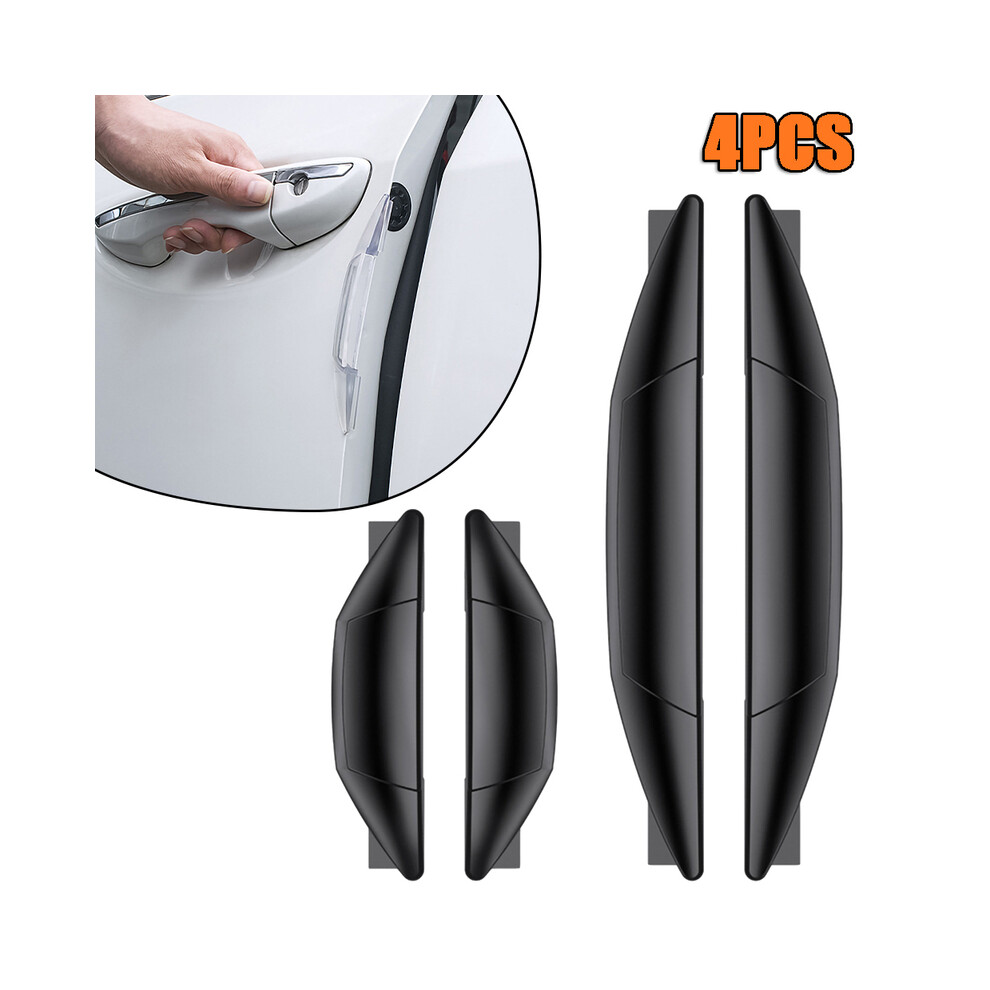 (Black) 4Pcs Car Door Protector Guard Airbag Buffer Strip Scratch Protector Car Black 9486291610219