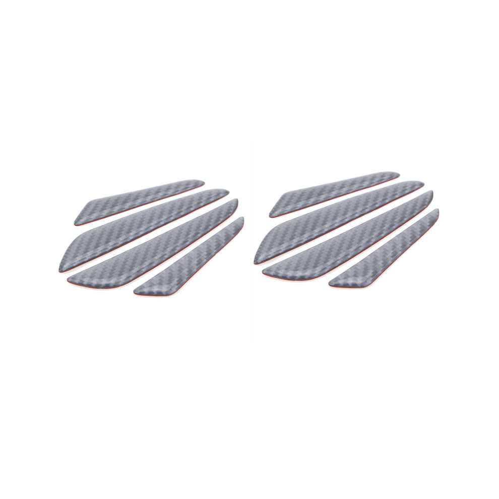 (8Pc Guard) Car Sticker Door Edge Trim Molding Protection Strip Universal Auto Body Silver 9486291610998