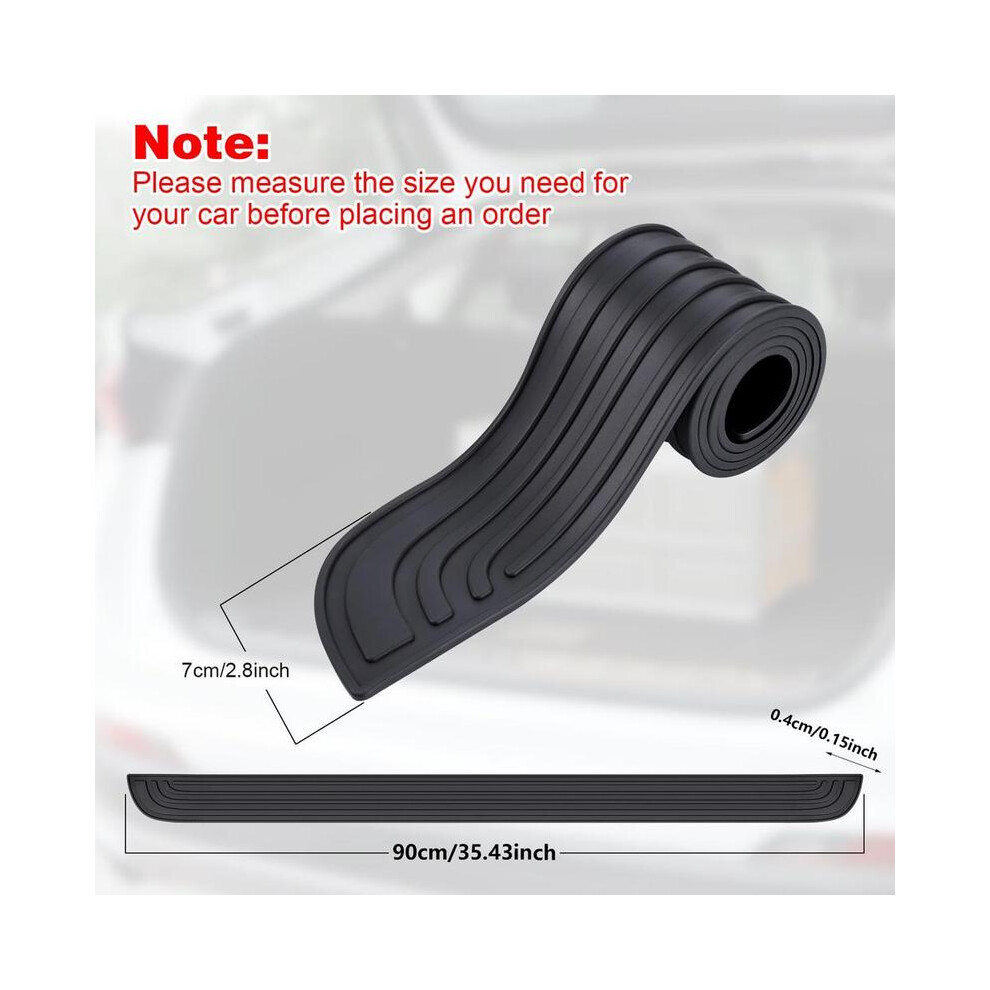 (7Cm) Anti-Scratch Car Trunk Door Sill Plate Protector Universal Rear Bumper 9486291613081