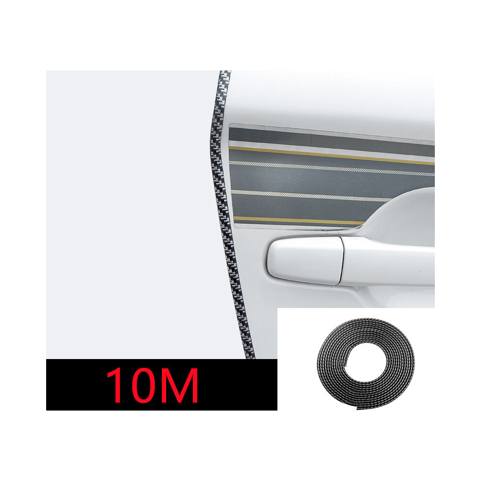 (Carbon Fibre) Car Door Trim Edge Body Strip Chrome Mold Scratch Guard Protector Air 9486291612138
