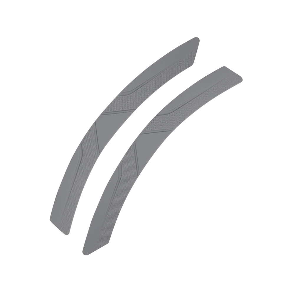 (Grey) Bumper /Wheel Eyebrow Guard Strip Car Sticker Door Edge Guards Trim Molding Grey 9486291613517