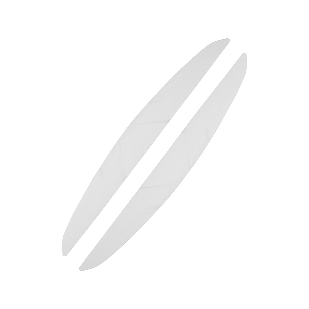 (White) Bumper /Wheel Eyebrow Guard Strip Car Sticker Door Edge Guards Trim Molding White 9486291613531
