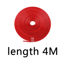 (4m-red) 4M / 8M Car Rim Protect Strip Wheel Edge Protector bright Matte Car Wheel