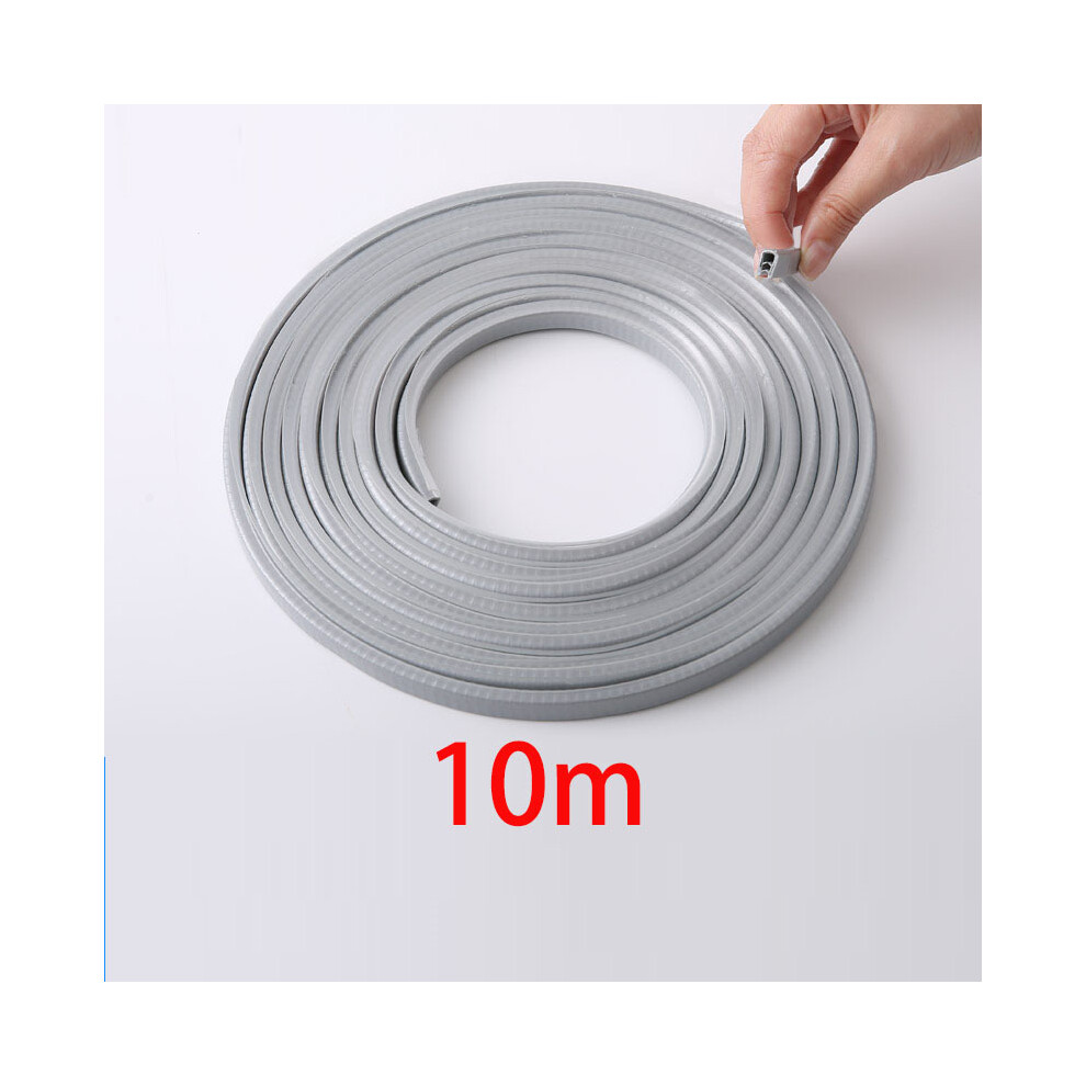 ( 10M) Car Door Protector Edge Scratch Strip Guard Trim Automobile Door Anti Gray 9486291614750