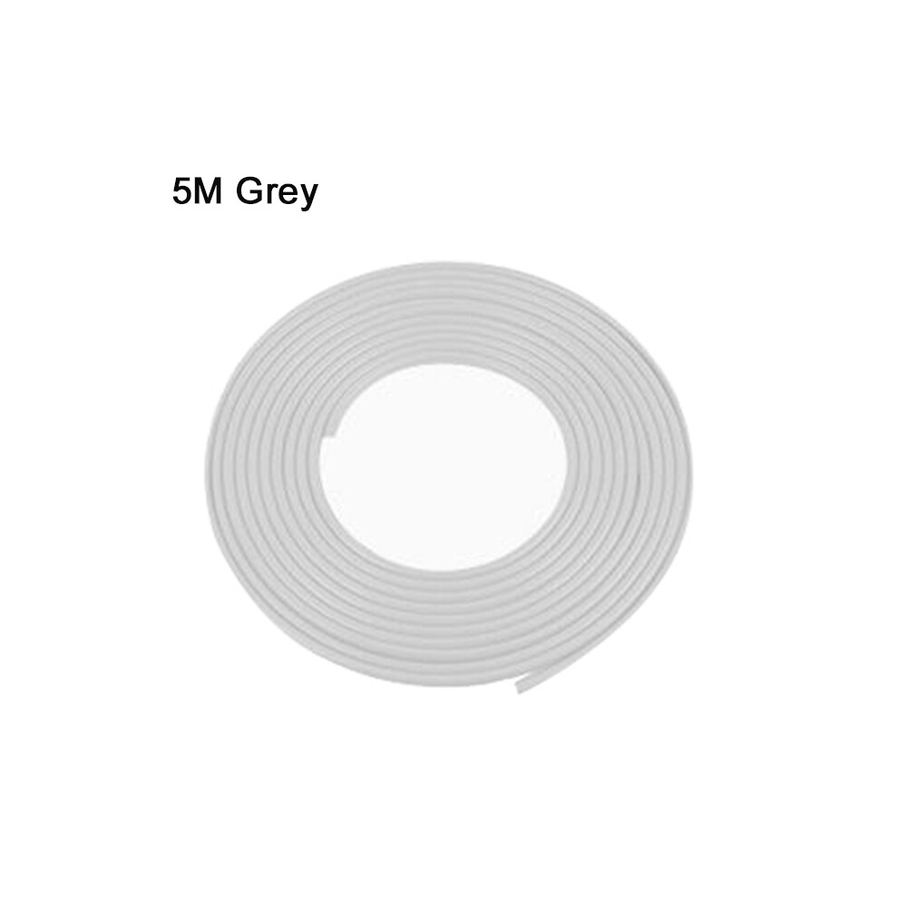 (5M ) Car Door Anti Collision Strip U Type Universal Car Door Protection Edge Grey 9486291615122