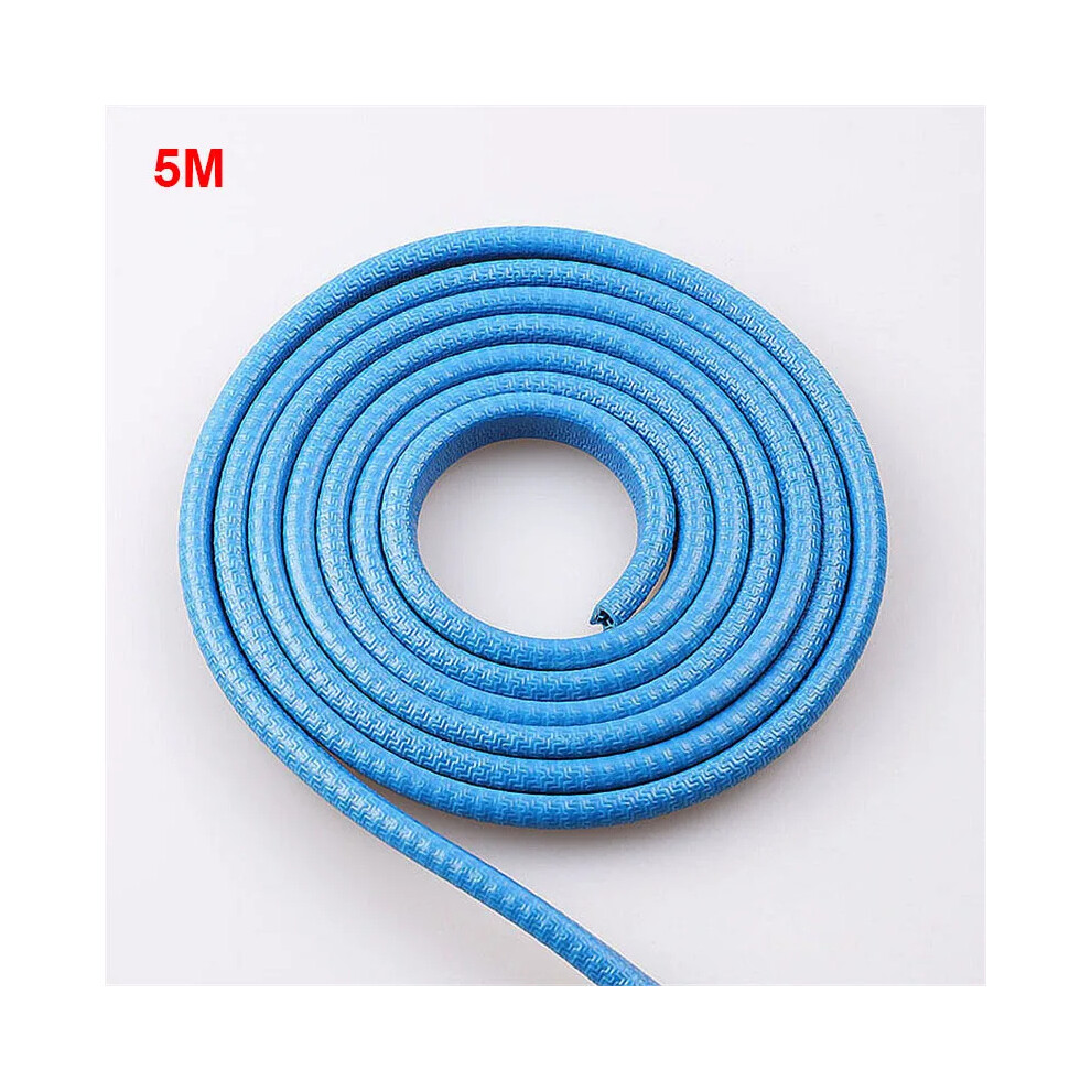 ( 5M) U-Shaped Decorative Rubber Seal Edge Strip U-Shaped Keel Seal Strip Composite Blue 9486291615825