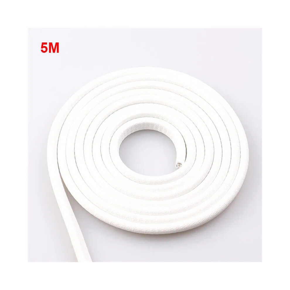 ( 5M) U-Shaped Decorative Rubber Seal Edge Strip U-Shaped Keel Seal Strip Composite White 9486291615887