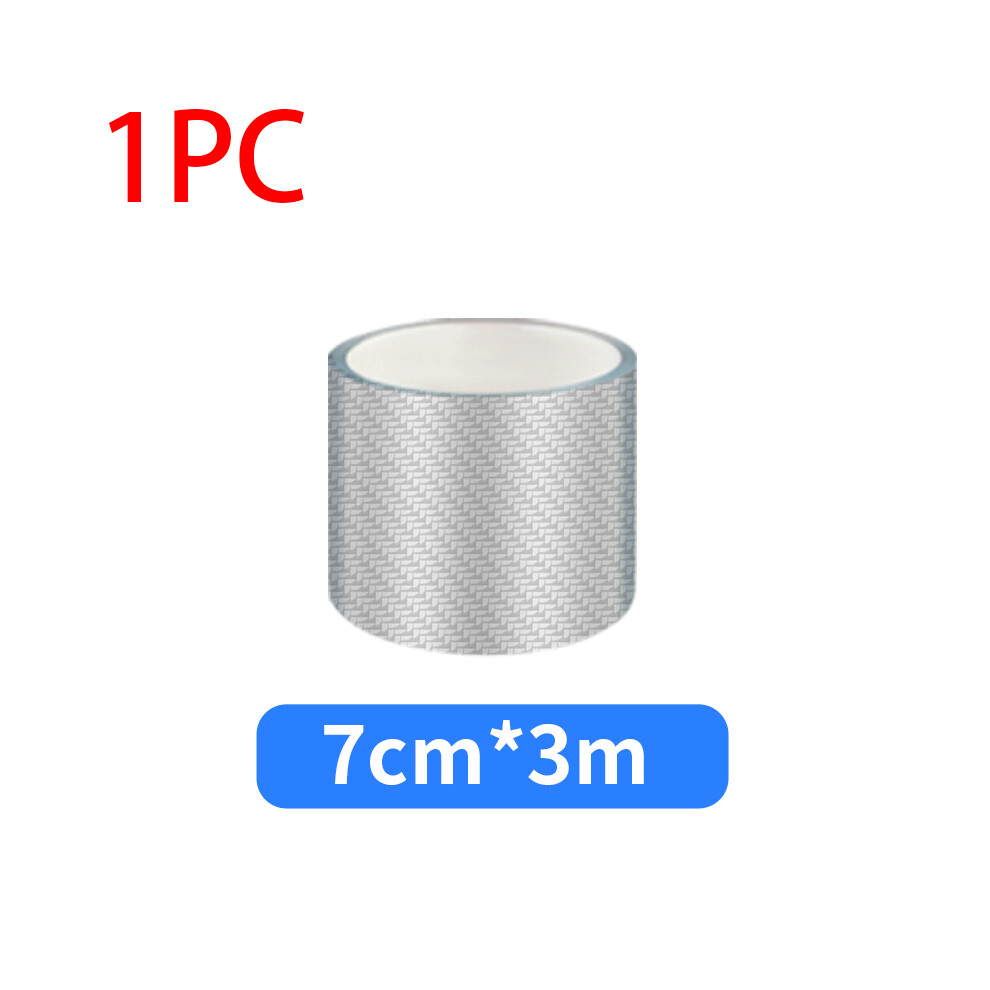 (7Cmx3meters) 3D Carbon Fiber Car Door Threshold Protector Anti Scratch Door Edge Guard 9486291616419