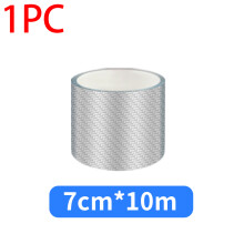 (7cmX10meters) 3D Carbon Fiber Car Door Protector Film Anti Scratch Waterproof Transparent