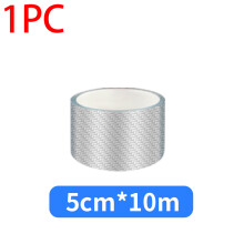 (5cmX10meters) 3D Carbon Fiber Car Door Protector Film Anti Scratch Waterproof Transparent
