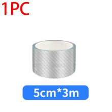 (5cmX3meters) 3D Carbon Fiber Car Door Protector Film Anti Scratch Waterproof Transparent