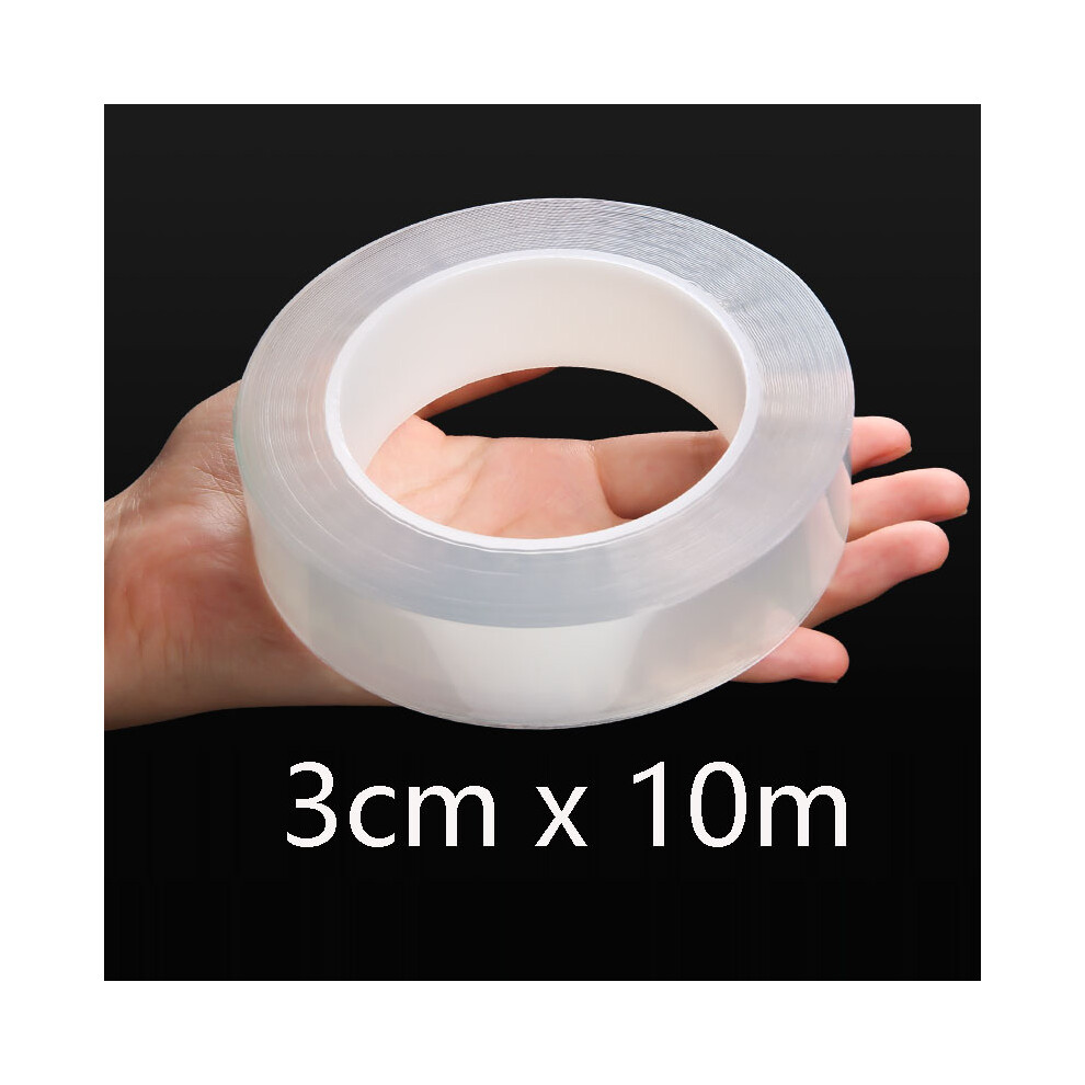 (3Cm X 10M) Car Door Protector Stickers Transparent Anti Scratch Nano Tape Film Auto 9486291617508