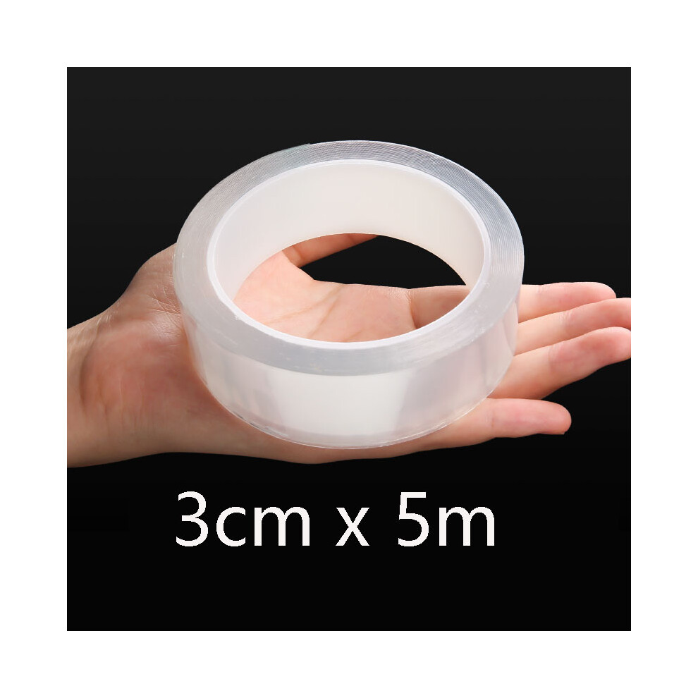 (3Cm X 5M) Car Door Protector Stickers Transparent Anti Scratch Nano Tape Film Auto 9486291617522