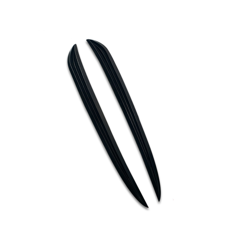 (2Pcs ) Car Bumper Protector Corner Guard Scratch Strip Pvc Universal Car Fender Black 9486291618222