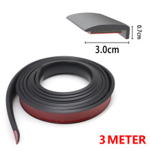 (width 3.0cm) 3Meter Car Fender Flare Wheel Eyebrow Protector Arch Extenders Moulding
