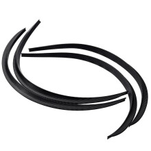 (Carbon Fiber 4pcs) Universal Auto Truck Body Fender Flares 2pcs/4pcs Rubber Wheel Eyebrow
