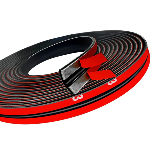 (14MM X 4M) 14/19mm Car Windshield Weather Strip Auto Window Edge Windshield Rubber 1