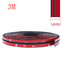 (14MM X 3M) 14/19mm Car Windshield Weather Strip Auto Window Edge Windshield Rubber