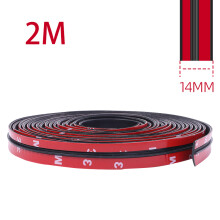 (14MM X 2M) 14/19mm Car Windshield Weather Strip Auto Window Edge Windshield Rubber