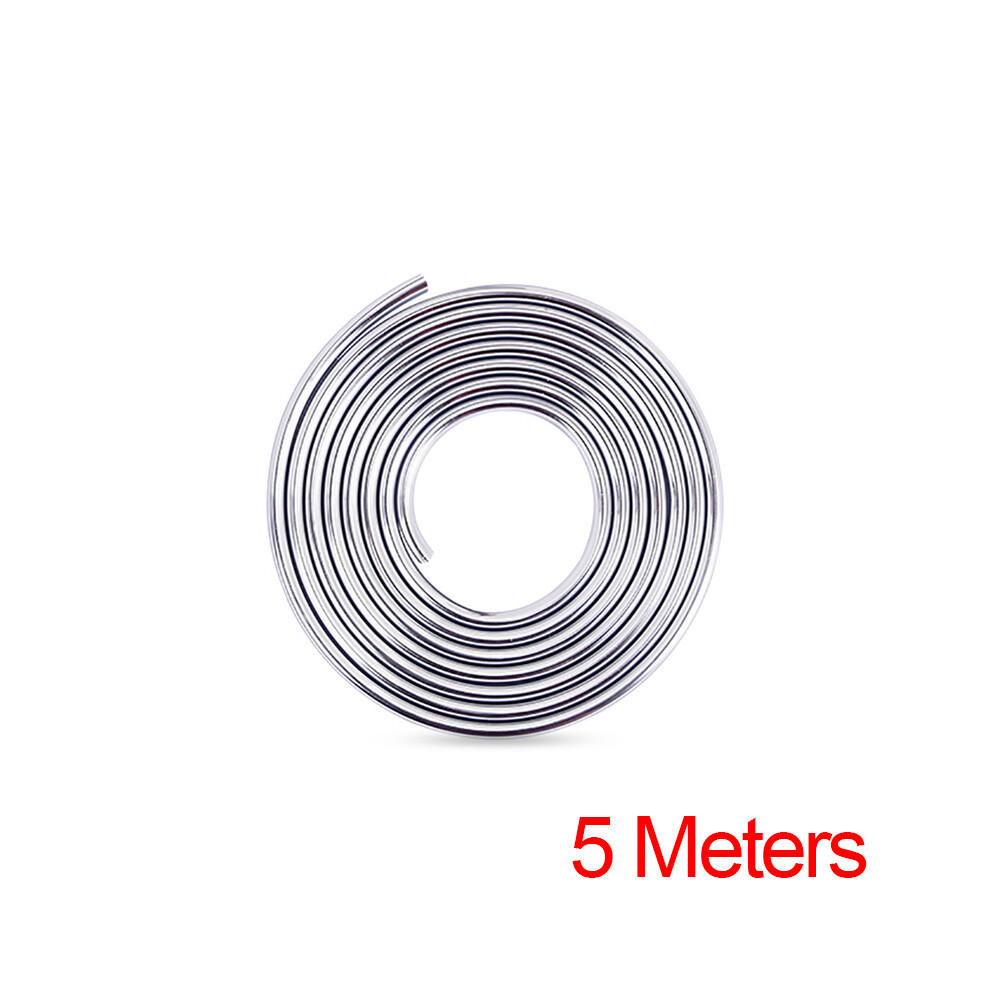 (5 Meters ) 10M Car Door Edge Protector Universal Auto Anti Scratch Strip Chrome Moulding Silver 9486291621123