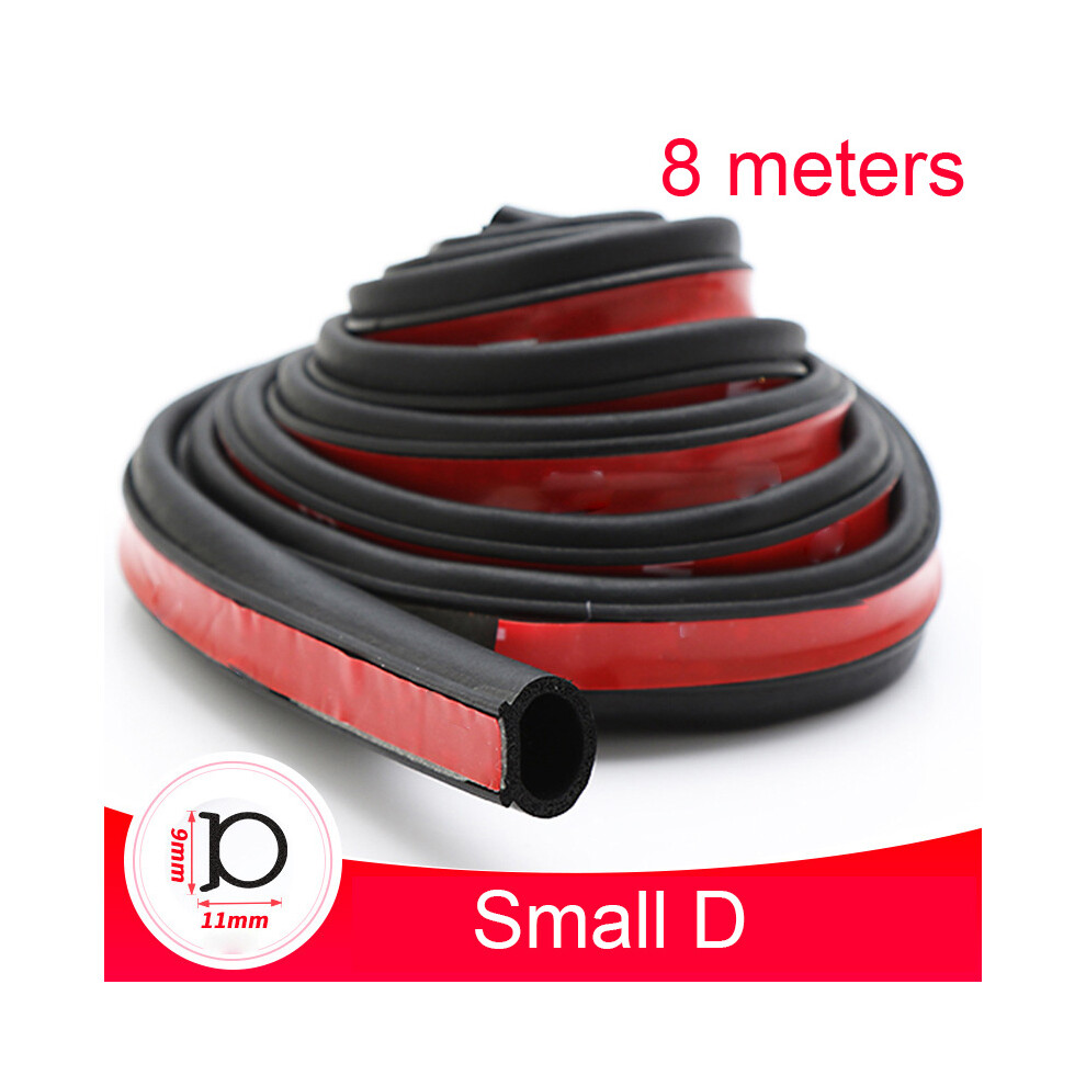 (Small D 8 Meters) Car Sealing Strip Big D Small D Whole Car Soundproofing P Type Z Type 9486291620904