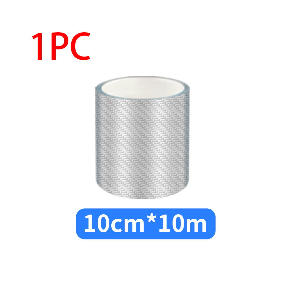 (10Cm X 10M) 3D Carbon Fiber Car Protective Film Door Threshold Protector Anti Scratch 9486291621208