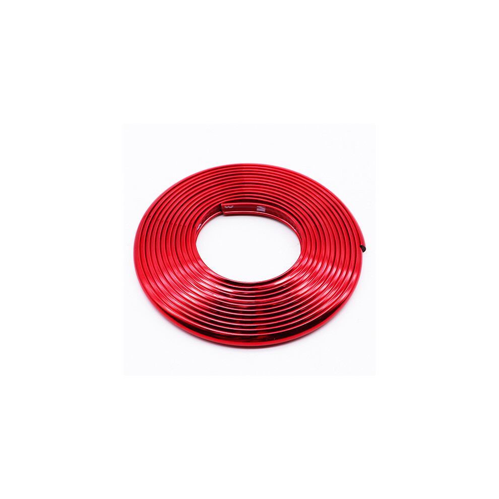(4M ) 4M Styling Moulding Car Grille Impact Protection Bumper Trim Strip Tire Red 9486291622038