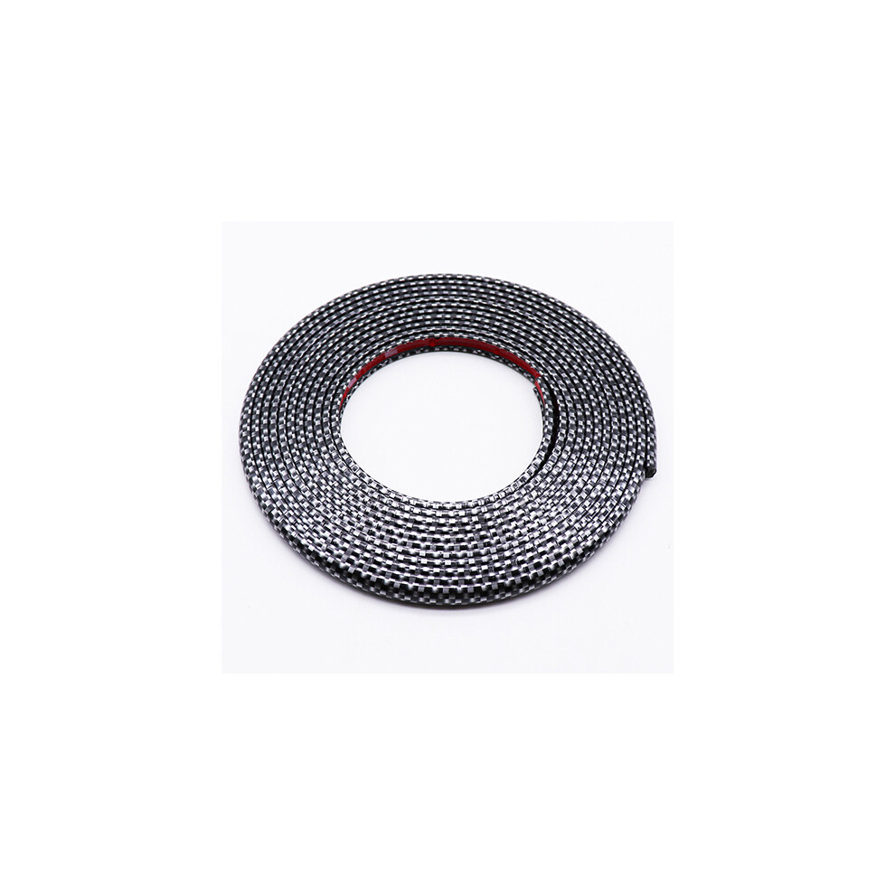 (4M Carbon Fiber) 4M Styling Moulding Car Grille Impact Protection Bumper Trim Strip Tire 9486291622014
