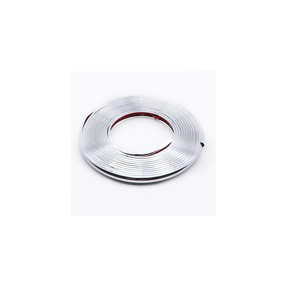 (4M ) 4M Styling Moulding Car Grille Impact Protection Bumper Trim Strip Tire Silver 9486291622045