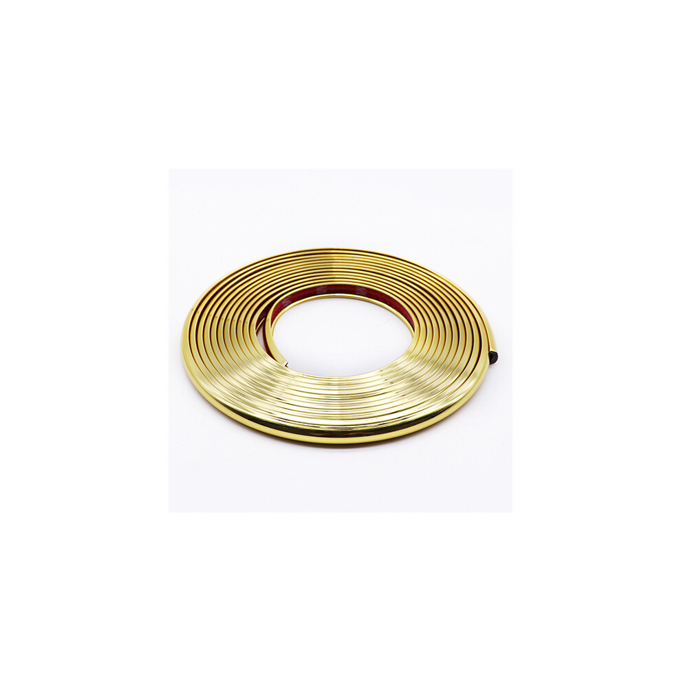 (4M ) 4M Styling Moulding Car Grille Impact Protection Bumper Trim Strip Tire Gold 9486291622021