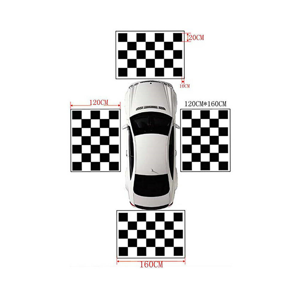 (1.6X1.2m 4Pcs) 4.4*1.2M/1.6*1.2M 2D Car Camera Correction Calibration Cloth For 360 Degree 9486291623424