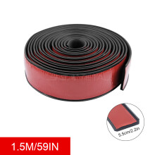 (5.5cmX1.5m) Universal Fender Flare Car Wheel Eyebrow Protector Lip Wheel-arch Trim