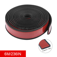 (4.5cmX6m) Universal Fender Flare Car Wheel Eyebrow Protector Lip Wheel-arch Trim