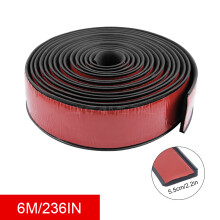 (5.5cmX6m) Universal Fender Flare Car Wheel Eyebrow Protector Lip Wheel-arch Trim