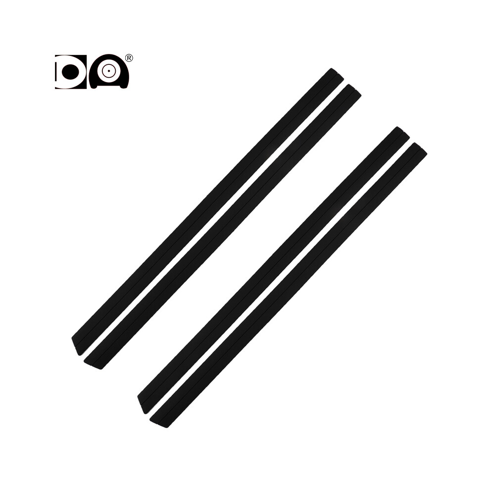 ( Side Sill 4Pcs) Car Door Side Protector Side Sill Anti-Collision Strip For Kia Rio Pro Black 9486291629235