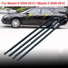 (For Mazda 3) Car Window Weatherstrip Seal Belt Trim Sealing Strips for Mazda 6 2004-2012