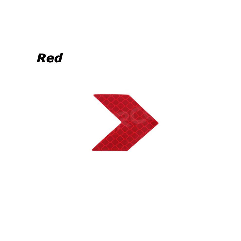 ( 10 Pcs) 10Pcs Arrow Reflective Adhesive Tape Sticker Decal Safety Caution Warning Red 9486291516283