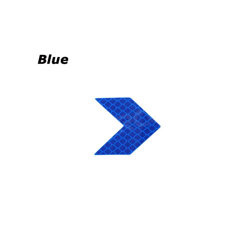 ( 10 Pcs) 10Pcs Arrow Reflective Adhesive Tape Sticker Decal Safety Caution Warning Blue 9486291516252