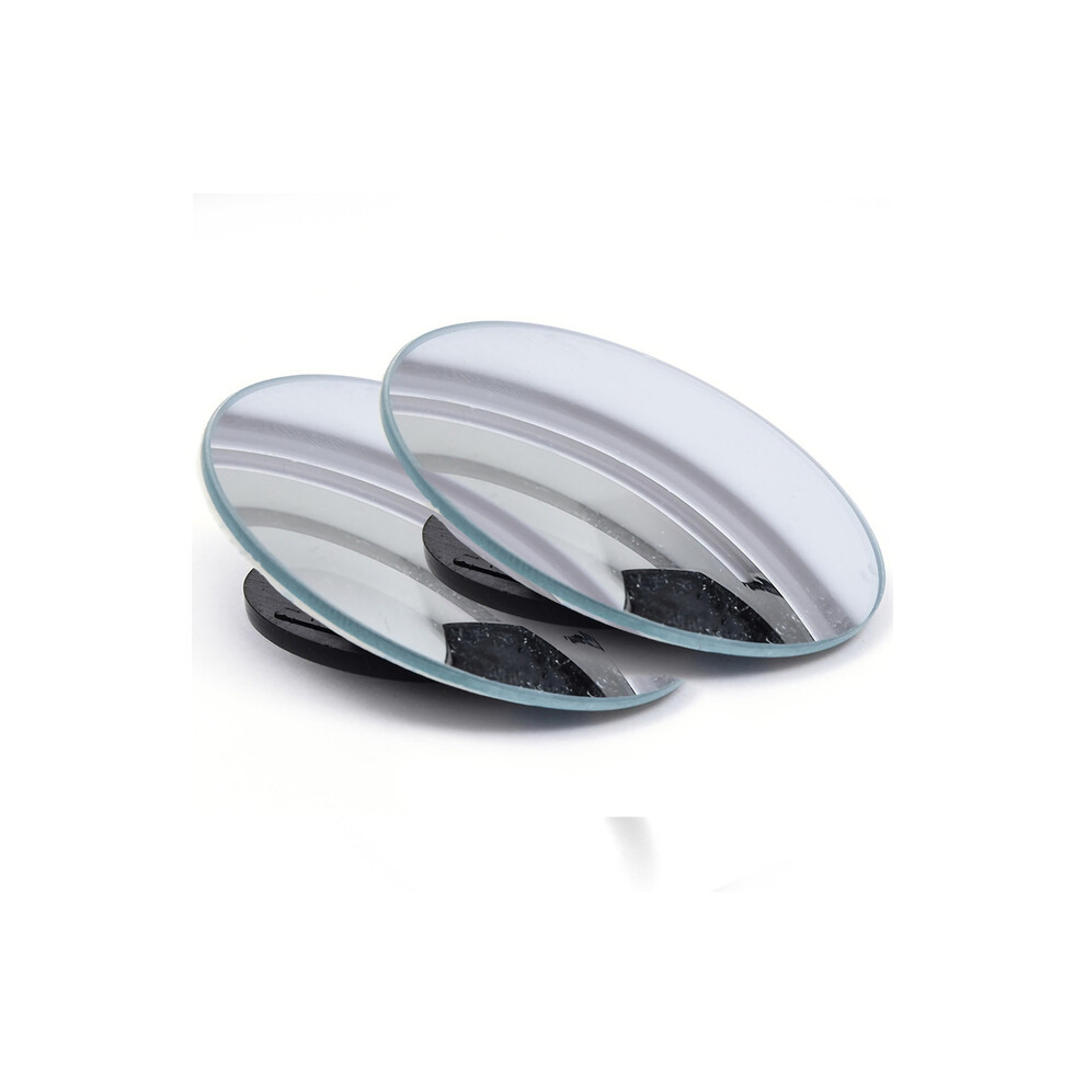 (2Pcs Round) 2Pcs Universal Car Blind Spot Mirror Auxiliary Rearview Mirror Wide-Angle 9486291530685