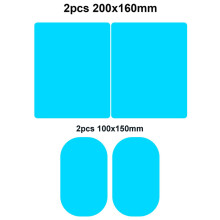 (4pcs B) 2/4PCS Car Side Rearview Mirror Waterproof Anti-Fog Film Side Window Glass