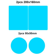 (4pcs A) 2/4PCS Car Side Rearview Mirror Waterproof Anti-Fog Film Side Window Glass