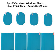 (8pcs) 2/4/8 Pcs Car Side Rearview Mirror Waterproof Anti-Fog Film Side Window