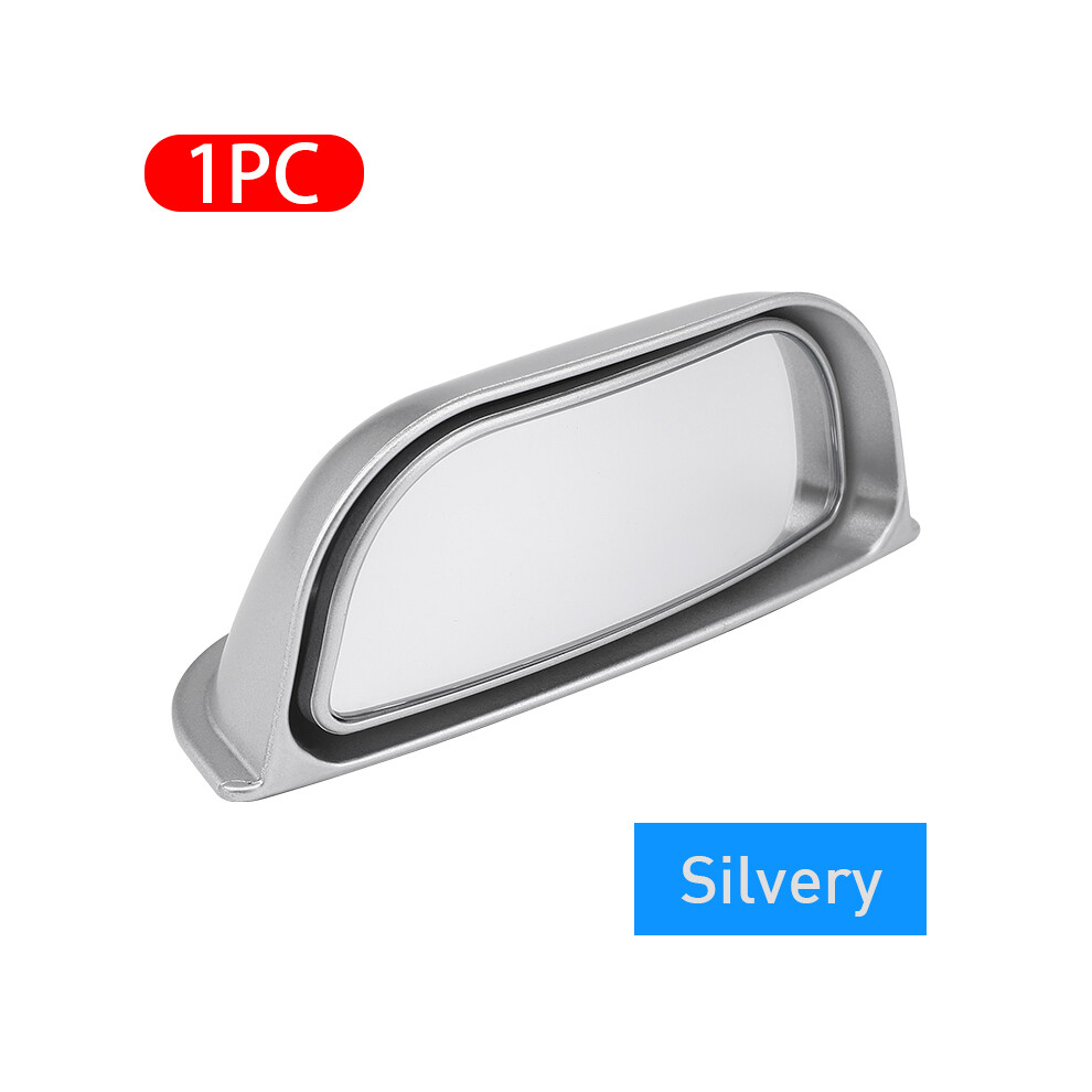 ( 1Pc) Car Side View Mirror Wide Angle Blind Spot Mirror Exterior Rearview Mirrors Silver 9486291532221